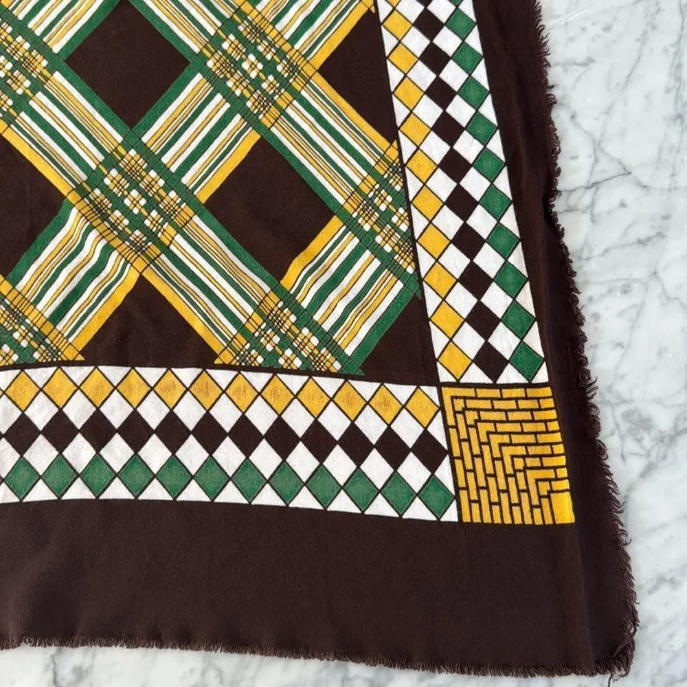 Vintage 60’s - 70’s Scarf Neck Tie Accessory 25x31”
